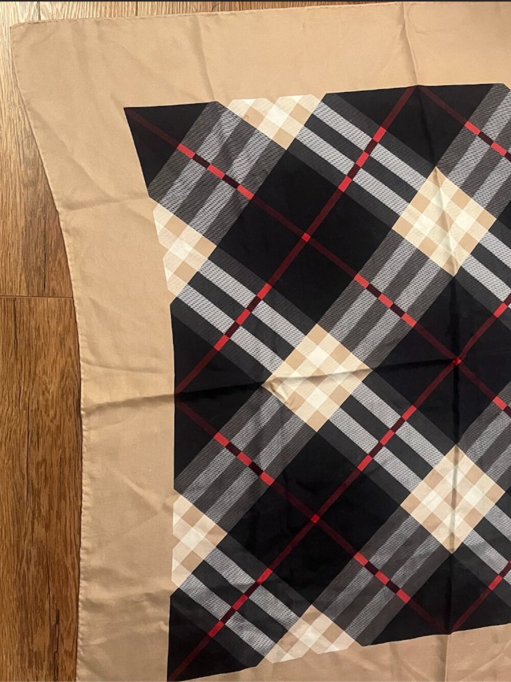 Authentic Burberry Silk Scarf